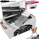 Heißluftsterilisator Trockene Hitze Hochtemperatur Sterilisator 300W Desinfektion für Werkzeuge bis 220°C Timer LED-Anzeige Edelstahl 22938