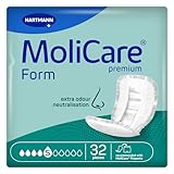 Molicare Premium Form 5 Tropfen, für mittlere Inkontinenz: maximale Sicherheit, extra Auslaufschutz und Diskretion für Frauen und Männer, zu verwenden mit MoliCare Premium Fixpants, 32 Stück