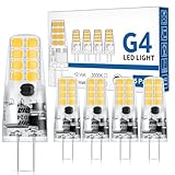 G4 LED Lampen, 2W G4 Led 12V AC/DC Warmweiß 3000K Birnen Ersatz 25W Halogenlampen, 300LM LED Leuchtmittel, Nicht Dimmbar Stifsockellampen, für Dunstabzugshaube, 360°, Kein Flackern, 5er Pack