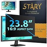 STARY 23,8 Zoll Blickschutzfolie für 16:9 Blendfrei Blaulichtfilter Monitor 23,8' Privacy Screen Sichtschutzfolie, Abnehmbarer Computer Blickschutzfilter