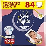 Babylino Safe Nights Girl, saugfähige Höschen für die Nacht für Mädchen von 4-10 Jahren (20-35 kg), 84 Stück