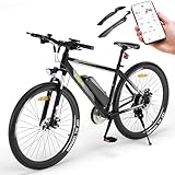 Eleglide M1 Plus E-Bike Damen Herren E-Mountainbike 29 Zoll Elektrofahrrad mit 36V 12.5Ah Abnehmbarer Akku, EU-konform E Fahrrad 21 Gänge 250W Hinterradmotor, LED Licht