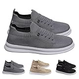 Laufschuhe für Herren, Sport, Laufschuhe, lässig, leicht, Damen, besondere Breite, Freizeit, klassisch, Sicherheitssneaker, bequem, atmungsaktiv, Trekking, Laufen 2025, grau, 42 EU