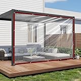 Transparente Plane - 2X3m Transparent Planen Wasserdicht mit ösen Plane Durchsichtig für GewäChshaus Gartenplane Abdeckplane Transparent für Regenschutz terrasse Balkon außenbereich carport
