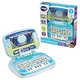 Vtech Lern- und Musik-Laptop – Computer mit Lernmodus, Musikmodus und Spielen zu Zahlen, Zählen, Logik, Begrüßungen, tägliche Aktivitäten, Wetter, Lieder und mehr – Für Kinder von 2-5 Jahren