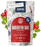 Hagebutentee Monte Nativo (1 kg) - Hagebutten getrocknet zur jeder Zeit - 100% reine und natürliche Hagebutte - Hagebutten ganz für Kräutertee, als Tee Geschenk - Aromatische Früchtetee - Eistee