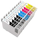 ESMONLINE 10 er Set Multipack kompatible Druckerpatronen als Ersatz für Epson T129 E129 passend für Workforce WF-7015 WF-7525 Stylus Office SX420W SX425W SX435W SX440W SX525W tylus Office BX625 BX925