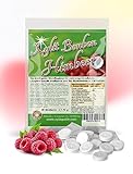 Xylit Bonbons | Tschüß Karies: 35 Zahnpflegebonbons mit 100% Birkenzucker Xylit | zuckerfrei, zahnfreundlich, vegan, einzeln verpackt | Himbeergeschmack