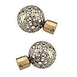 Gardinenstange Endstücke, Ø 22mm, 2er Pack, 3# Bronze
