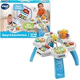 Vtech Baby - Babys Entdeckertisch – Interaktiver Kindertisch mit zahlreichen Aktivitäten und Lerninhalten – Zum Spielen im Sitzen und im Stehen – Für Kinder von 12-36 Monaten