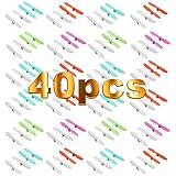 VUNIVERSUM 10 Sätze 40 Stück Propeller Rotorblätter Blade kompatibel zu Nano WLtoys V272 V676 E10 E10C E10W CX-10 CX10 CX-10A CX-10C CX-10W CX-10D CX-10WD 30mm Quadcopter Drohne Copter