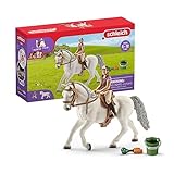 Schleich Lipizzaner Stute und Reiter Figuren-Spielset – realistisch mit Futtereimer, Sattel und mehr für Kleinkinder und Kinder ab 5 Jahren