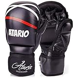 𝐀𝐓𝐀𝐑𝐈𝐎® MMA Sparring Handschuhe mit extra Dicker Polsterung – MMA Handschuhe Sparring Kampfsport – MMA Handschuhe Herren & Damen für MMA, Grappling, Boxen, Kickboxen & Muay Thai – MMA Gloves