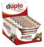 Ferrero duplo Einzelriegel – Schmeckt knusperleicht – 1 Packung mit je 40 Einzelriegeln (40 x 18,2 g)