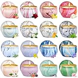 Duftkerzen Geschenke für Frauen,16 Stück Duftkerzen Geschenkset,Natürliches Sojawachs Aromatherapie Kerzen, Kleine Geschenkset für Weihnachten,Muttertag, Geburtstag,Valentinstag, Hochzeit,Bad,Yoga