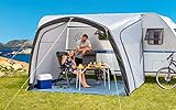 BERGER Sombra-Air 3m Vorzelt mit UV Schutz 50+ | Wasserabweisendes Busvorzelt | Sonnenvordach, Windschutz und Regenschutz für Bus, Van und Wohnmobil