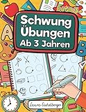 Schwungübungen Ab 3 Jahren - Band 3: Übungsheft Mit Schwungübungen Zur Erhöhung Der Konzentration, Augen-Hand-Koordination Und Feinmotorik. Ideale Vorbereitung Für Den Kindergarten!