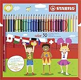 STABILO - Buntstift - color - 30er Pack - mit 30 verschiedenen Farben inkl. 4 Neonfarben