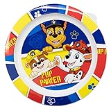 KINDERTELLER AUS BPA-FREIEM KUNSTSTOFF. MIKROWELLENSICHER | PAW PATROL PUP POWER