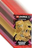 LEGO 10x Booster Pack Ninjago Trading Card Game Crystalized Serie 8 Level Blue Ocean Sammelkartenspiel 60 Karten - verpackt Tüte