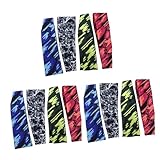 Milisten 3 Sätze Sport Stirnbänder Multifunktionale Schweißbänder Für Herren Und Atmungsaktiv Elastisch Für Fitness Yoga Und Sportaktivitäten Blitz 4 Stück * 3