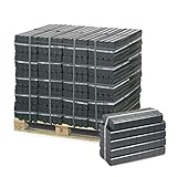 PALIGO Braunkohlebriketts 25kg x 40 Gebinde 1000kg 1 Palette Kaminbriketts Ofenbriketts Braunkohle Brikett Bündel Kohle Gluthalter Rekord