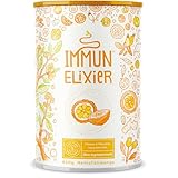 Immun-Elixier - Quercetin mit Vitamin C aus Acerola, Kurkuma, Zitrus-Bioflavonoiden, Selen, Zink, Camu, Holunder, Echinacea & NAC zur Unterstützung des Immunsystems - 450g Pulver mit Depotwirkung