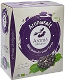 Aronia ORIGINAL Bio Aronia Muttersaft aus deutschem Anbau | 5 Liter Bio Direktsaft aus 100% Aroniabeeren | Vegan, ohne Konservierungsstoffe, ohne Zuckerzusatz (lt. Gesetz)