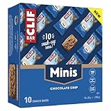 CLIF Bar Minis, Proteinriegel Energieriegel, Vitamin B12 & B6, Chocolate Chip 10 x 28 Gramm