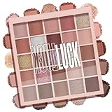 Apooliy Bunte Lidschatten Palette 25 Pigmentierte Matte Schimmer Lidschatten Makeup Palette Glitter Einfach zu bauen Dramatische Glamour Looks