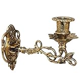 Piano Wandkerzenhalter Klavierleuchter Schwenkbar Messing Antik-Stil Nostalgie