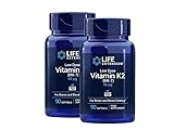 Life Extension - Low-Dose Vitamin K2 (MK-7) 45 mcg 2x 90 Softgels – erhält Knochenstärke, fördert gesunde Blutgerinnung für ein gesundes Gefäßsystem