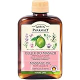 Green Pharmacy Massage Oil Anti-cellulite Cypress Juniper Lavender Lime Oils 200 ml