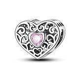 LIGHTDOG 925 Damen Silber Armband Charms Weltfrieden Charms für Pandora Charms und Europäische Armbänder Women Perlen