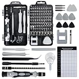 LXYANW Feinmechaniker Werkzeug Set, 122 in 1 Mini Schraubenzieher Set Uhrmacher Schraubendreher Set Handy Reparatur Werkzeug Set für Uhr, Brille, Kamera, Computer, Handy