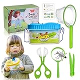 Hemore Bug Catcher für Kinder, 6PCS/Set Butterfly Catcher Kit mit Lupe, Pinzette, Kather, Netzführer, Butterfly Catching Kit Toddler Outside Toys for Science Exploration (Style 2)