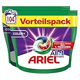 Ariel All-in-1 PODS Color+ Flüssigwaschmittel-Kapseln 104 Waschladungen