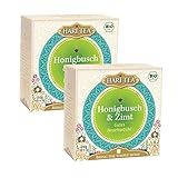 Hari Tea Gutes Bauchgefühl / Friede geht durch den Magen Honigbusch & Zimt, 2er Pack (2 x 20 g) - Bio