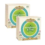 Hari Tea Gutes Bauchgefühl / Friede geht durch den Magen Honigbusch & Zimt, 2er Pack (2 x 20 g) - Bio