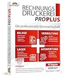 Rechnungsdruckerei 2025 PRO PLUS - professionelle Warenwirtschaft - Rechnungen, Angebote, Kunden und Artikelverwaltung, Auswertungen