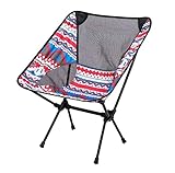 ZSLBGUYIAD Campingstuhl Klappstuhl Tragbarer Stuhl Reise Ultraleichter Klappstuhl Hohe Belastung Outdoor Campingstuhl Tragbarer Strand Wanderpicknicksitz Angelstuhl Campingstühle Für Erwachsene