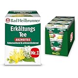 Bad Heilbrunner Erkältungstee - Arzneitee im Filterbeutel - Eukalyptus - lindernd & entzündungshemmend bei Erkältungen, Husten oder Schnupfen (12 x 8 Filterbeutel)