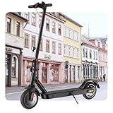 E Scooter mit Straßenzulassung, ABE Elektroroller Belastung bis 120kg, 30 km Reichweite, LED, 20km/h, 350W Motor, 8,5 Zoll Wabenreifen,Duales Bremssystem E Roller für Erwachsene