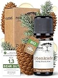 rooted.® BIO Zirbenöl 10ml [100% NATURREIN] - Echter Tiroler Zirbelkiefer - Pinus cembra - Ätherisches Zirbenkieferöl für Aromatherapie, Duftlampe, Diffusoren, Raumduft, Duftkerzen und -Seifen