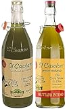 Farchioni Il Casolare | Mischpackung (2 Litre) | Extra Natives Olivenöl | Casolare Fruttato Intenso 1L + Casolare Classic 1L