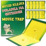 10 Stück Klebefalle für Ungeziefer - Klebefalle, Klebefallen Pest Insekten Klebrige Bretter, Multi-Use - Insektenfalle Heimchenfalle Ungeziefer Falle - Mausefalle, Klebrige Falle