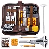Uhrmacherwerkzeug Set, 149-tlg Uhrmacherwerkzeug, Uhrenwerkzeugset Reparatur zur Batterie und Armband,Bandnadelentferner, Uhrenöffner,Stiftausdrücker, Schraubendreher und anderen Uhr Werkzeug Set