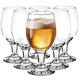 Glasmark Krosno Gläser-Set Für Bier 0,36 Liter Biergläser Pokal Gläser Für Craft Beer Biertulpe Bierglas Trinkglas Glas Für Cocktail Cocktailgläser Spülmaschinenfest 6 x 360ML