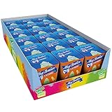 Frigeo Ahoj-Brause Raketenstart – Brause-Bonbons in vier prickelnden, süß-sauren Geschmacksrichtungen, Brausedrops mit Vitaminen und Eisen, vegan, im Vorrats-Pack, 18 x 125 g