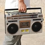 Retro-Kassetten-Boombox mit Bluetooth, AM/FM-Radio und Bass-Boost, tragbarer Kassettenspieler und Recorder mit integriertem Lautsprecher, unterstützt SD/USB-Eingang